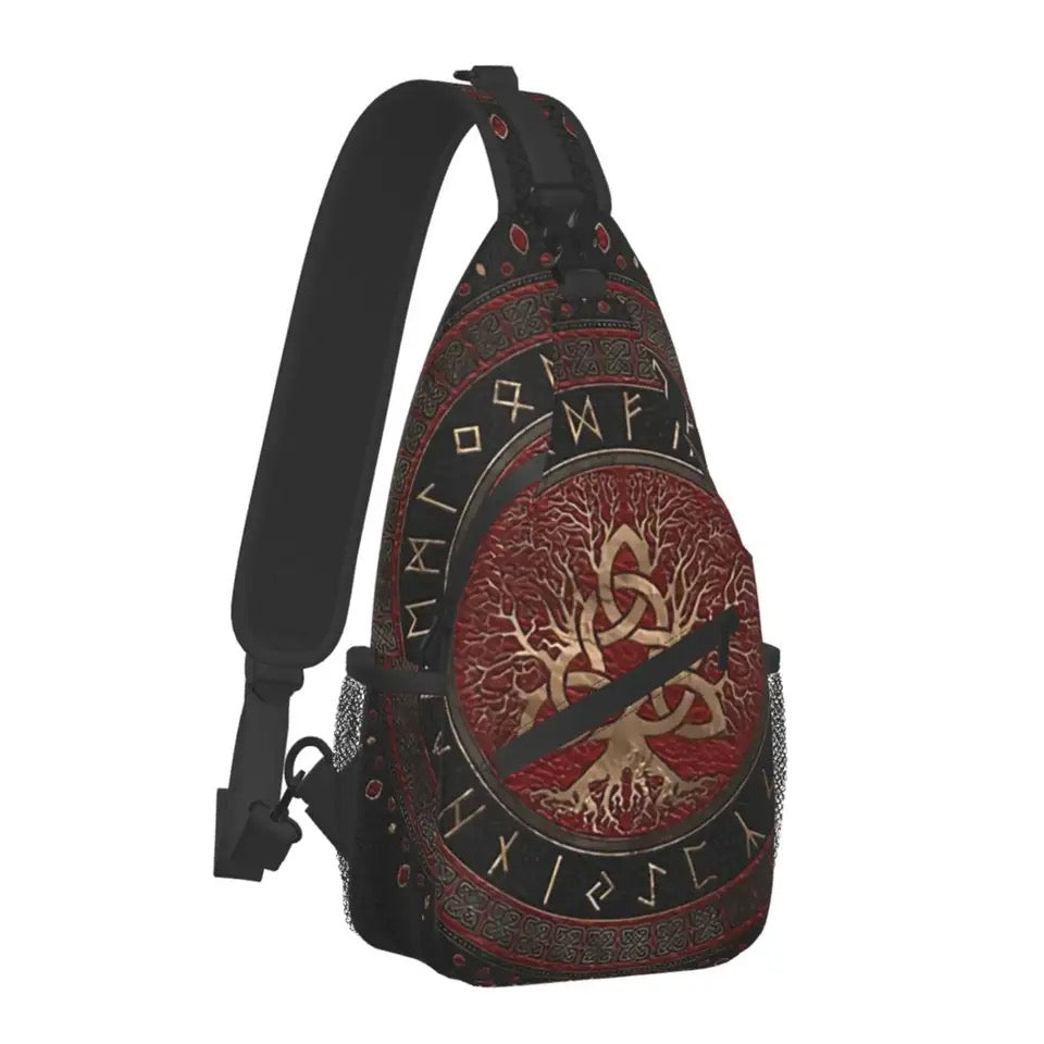 Norse Mythology Viking Crossbody Sports Bag