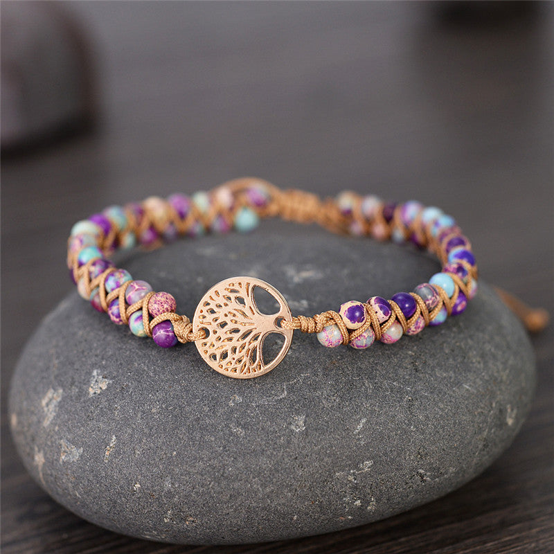 Tree Of Life Handmade Bracelet with Beads