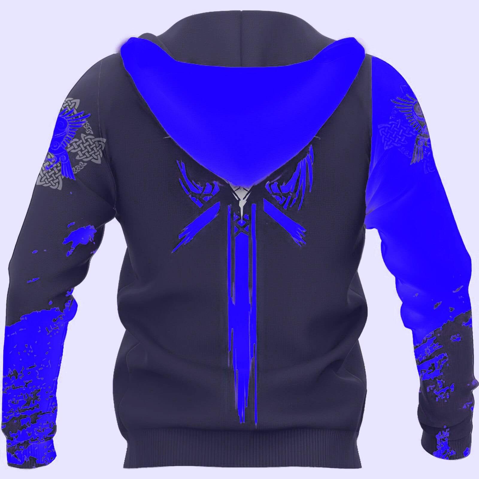 Vikings Roar Blue Viking Hoodie – Mjolnir