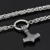 Odins-glory 60cm  - 24inch King Chain With Mjolnir Pendant