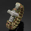 Odins-glory Military Style Mjolnir Paracord Bracelet