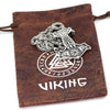 Odins-Glory Mjolnir Necklace With Wolves &amp; Vegvisir Symbol