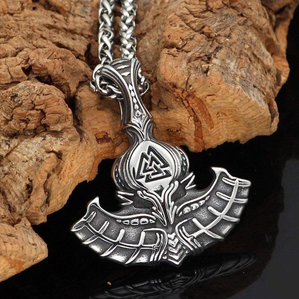 Odins-Glory Mjolnir Valknut King Chain