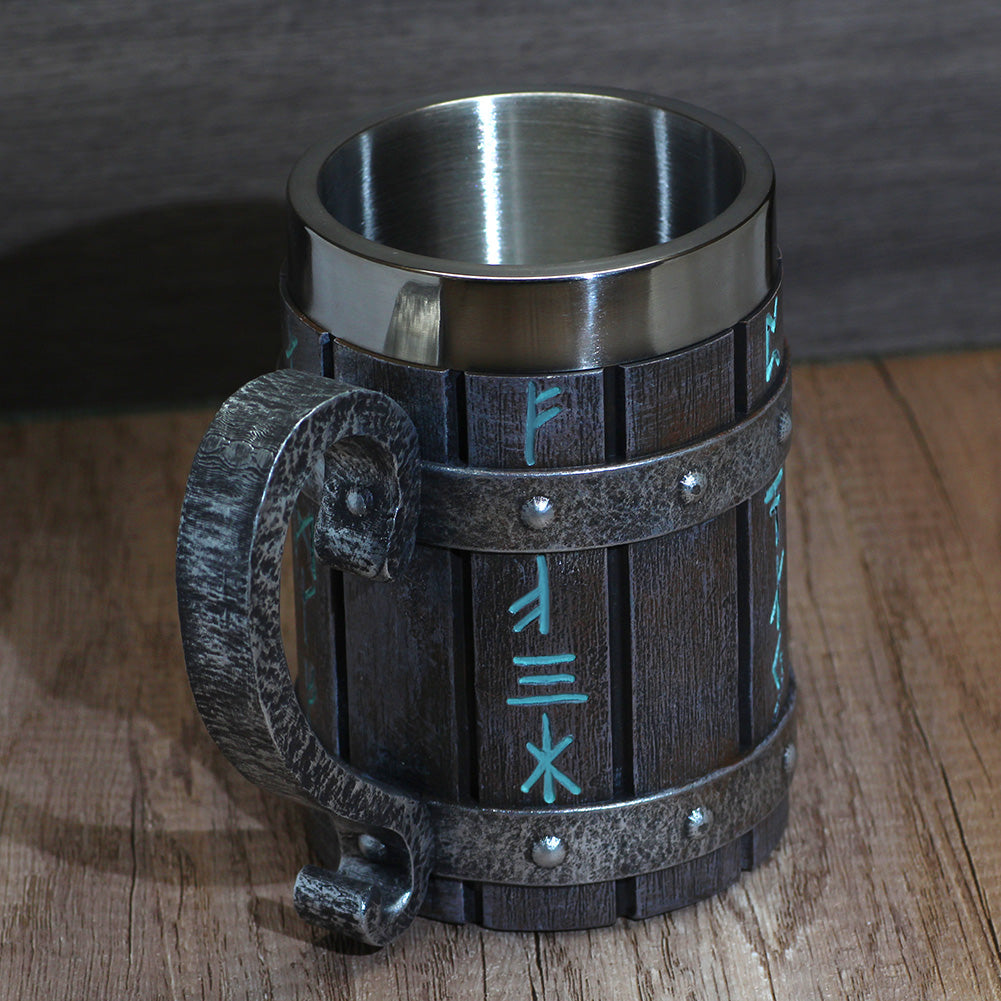 Nordic Viking Mug With Runes