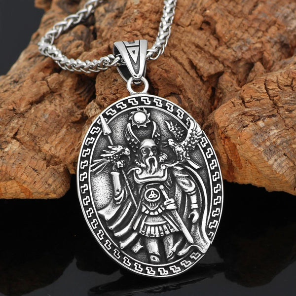 Odin And His Ravens Huginn & Muninn Necklace - Vikings Roar