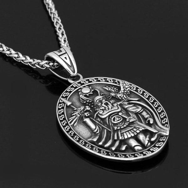 Odin And His Ravens Huginn & Muninn Necklace - Vikings Roar