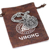 Odins-Glory Odin&#39;s Ravens Necklace With Valknut Symbol