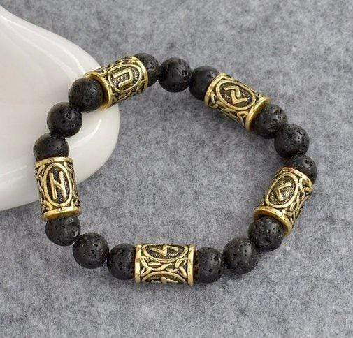 ageofvikings Gold Rune bracelet