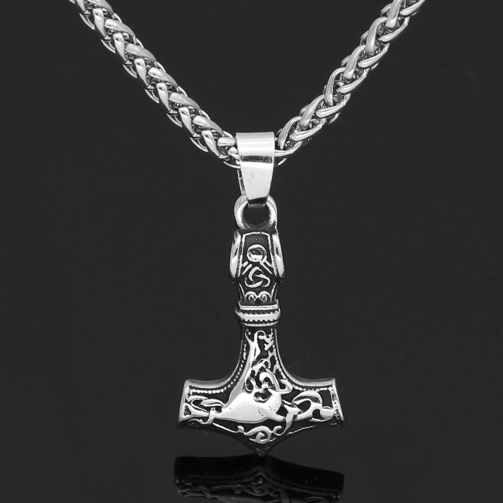 Odins-Glory Small Mjolnir Necklace