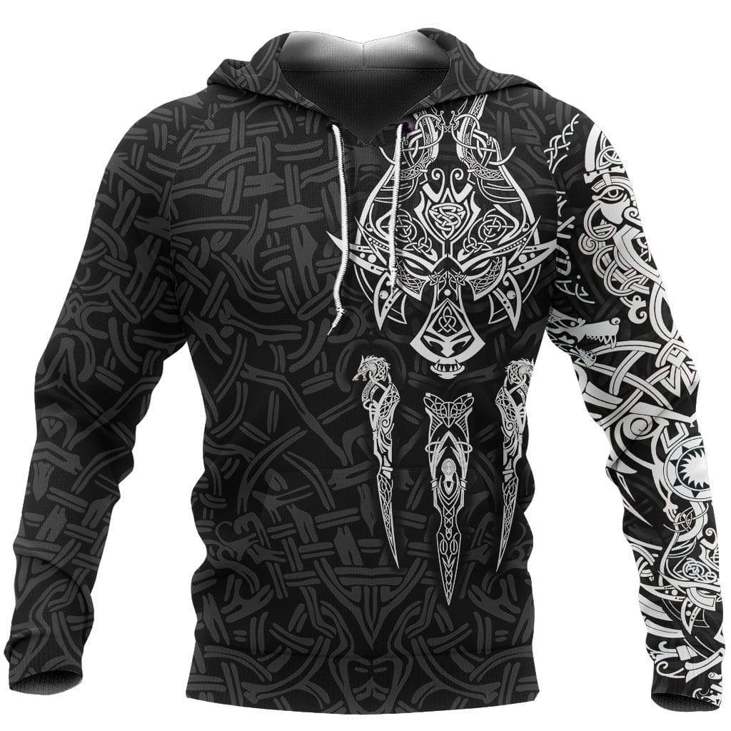 Vikings Roar The Viking Wolf Hoodie