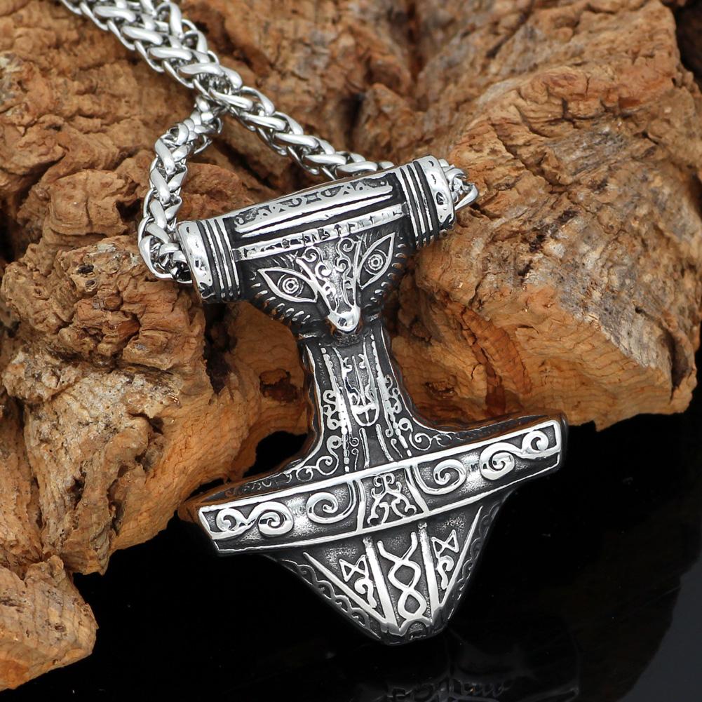 Odins-glory 60cm - 24inch Thors Hammer Necklace