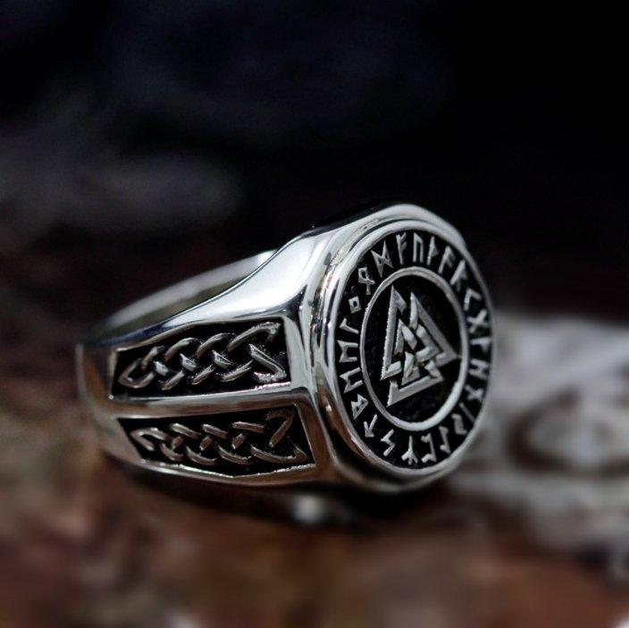 ageofvikings Valknut Viking Ring