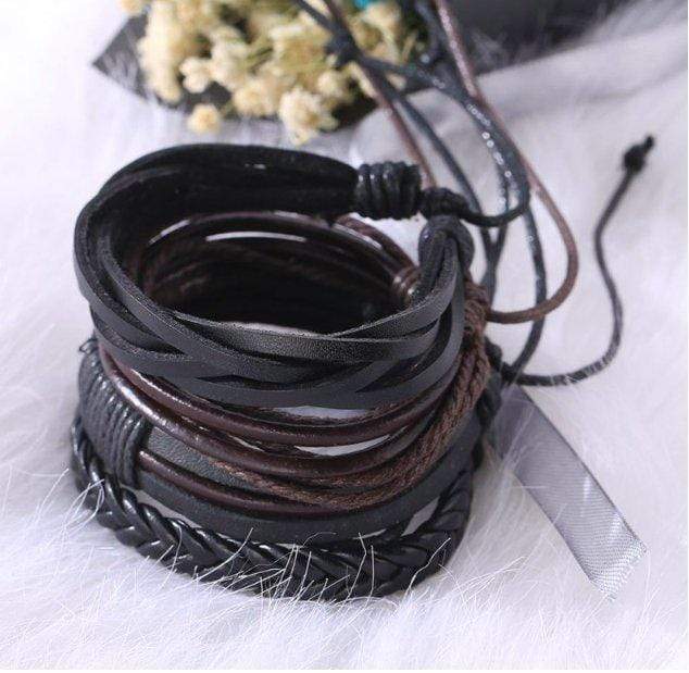 ageofvikings Viking Leather Wristband