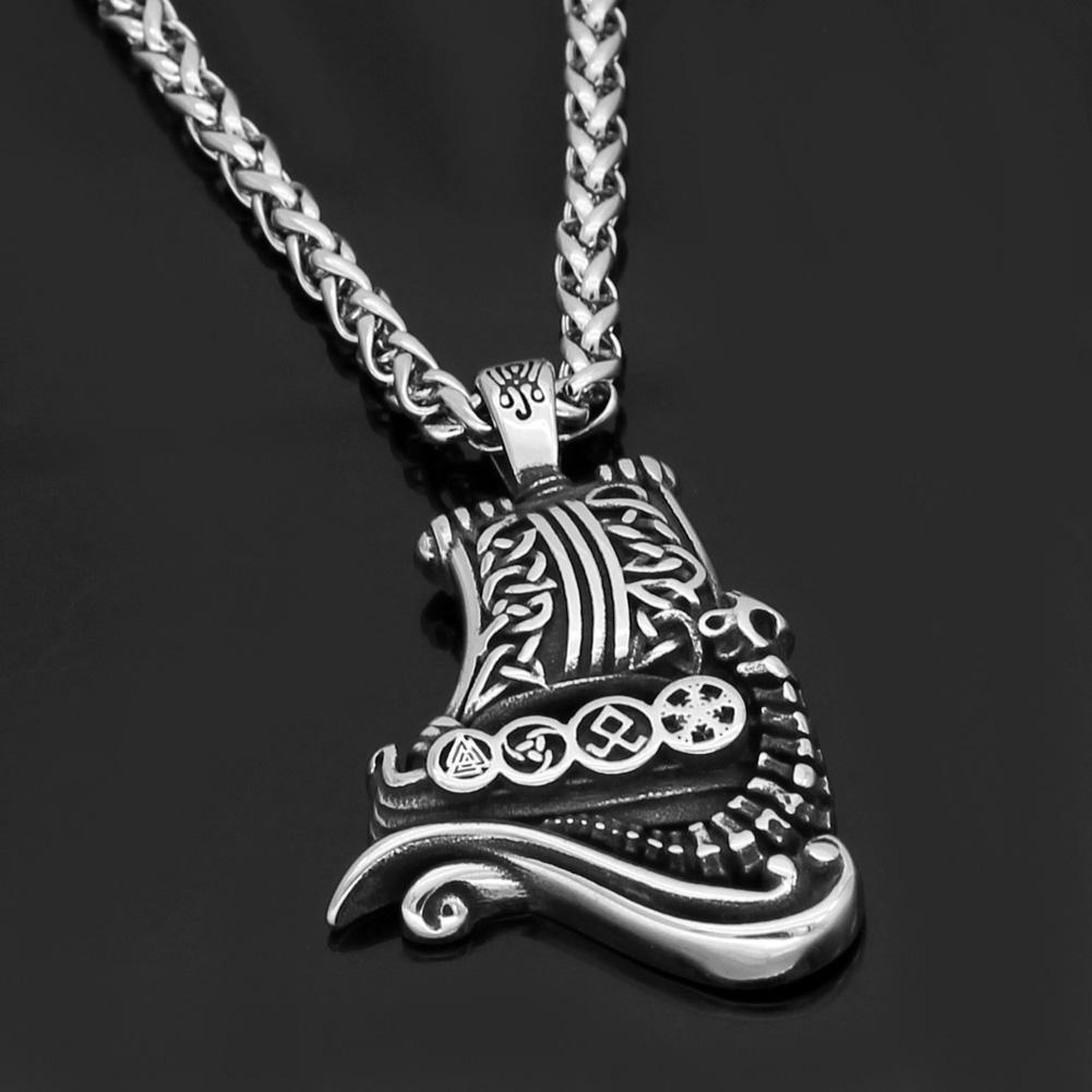 Odins-Glory Viking Longboat Necklace