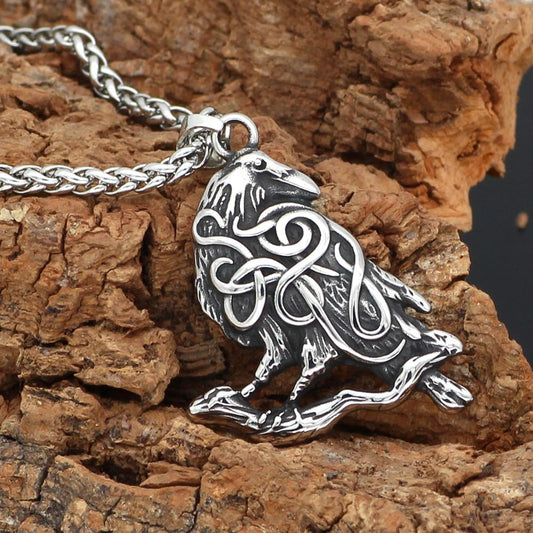 Odins-glory Viking Raven Necklace