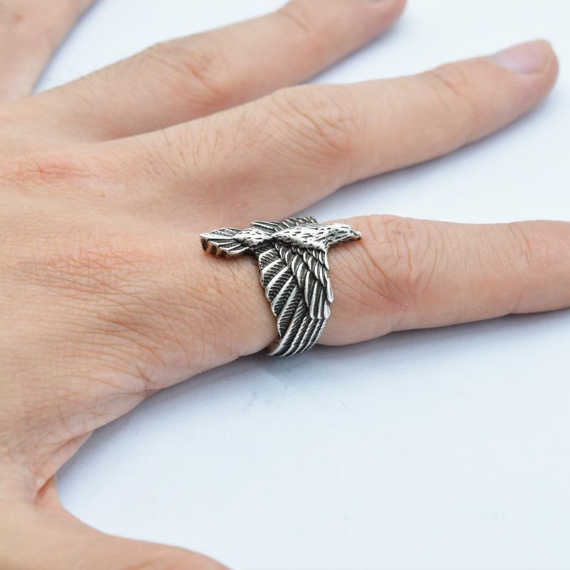 ageofvikings Viking Raven Ring