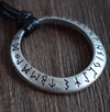ageofvikings Silver Viking Runes Pendant