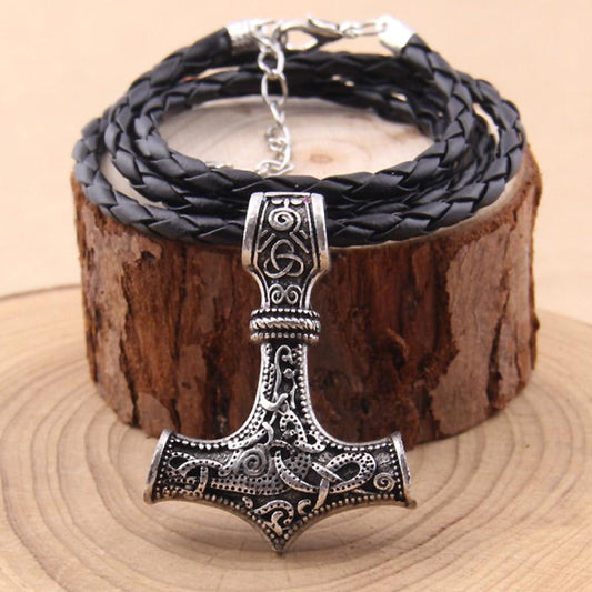 ageofvikings Silver Viking Thor's Hammer Necklace