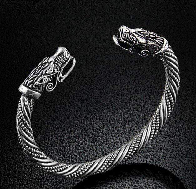 Viking Torc Wolves bracelet - Ruyan